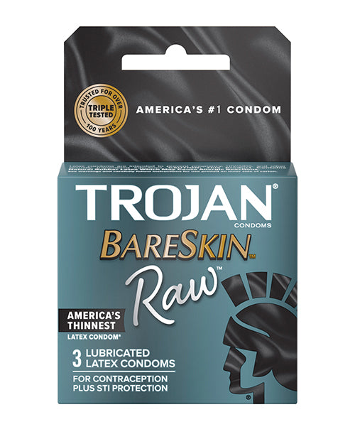 Trojan BareSkin Raw Condoms - Pack of 3 - Lady Maven - Maison du Maven