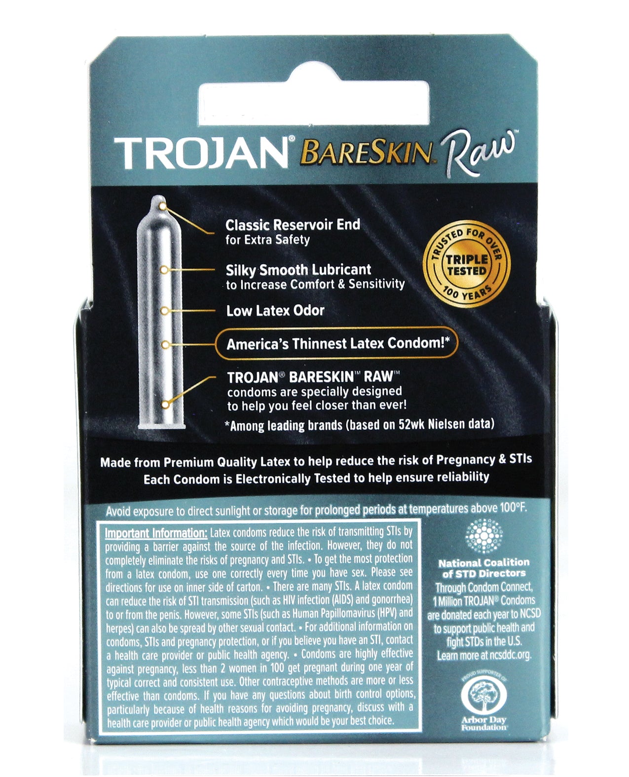 Trojan BareSkin Raw Condoms - Pack of 3 - Lady Maven - Maison du Maven