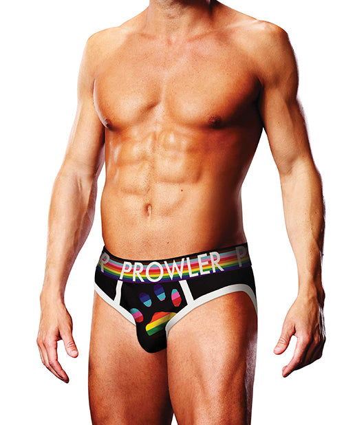 Prowler Oversized Paw Brief - Black/Multi SM - Lady Maven - Maison du Maven