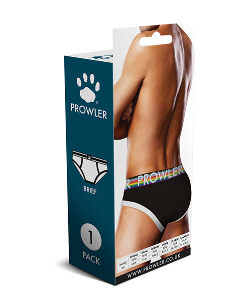 Prowler Oversized Paw Brief - Black/Multi SM - Lady Maven - Maison du Maven