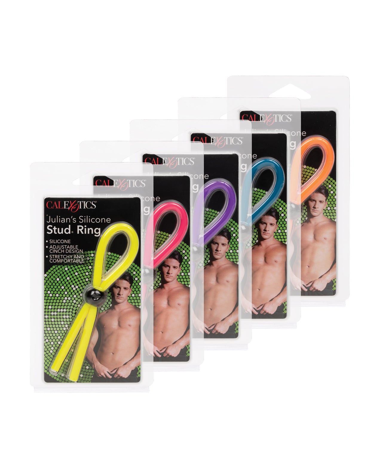 Julian's Silicone Stud Ring - Assorted Colors - Lady Maven - Maison du Maven