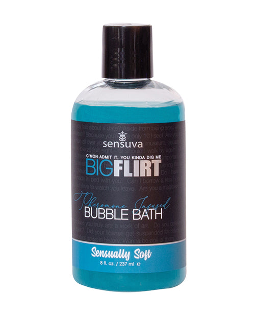 Sensuva Big Flirt Pheromone Bubble Bath - 8 oz Sensually Soft - Lady Maven - Maison du Maven