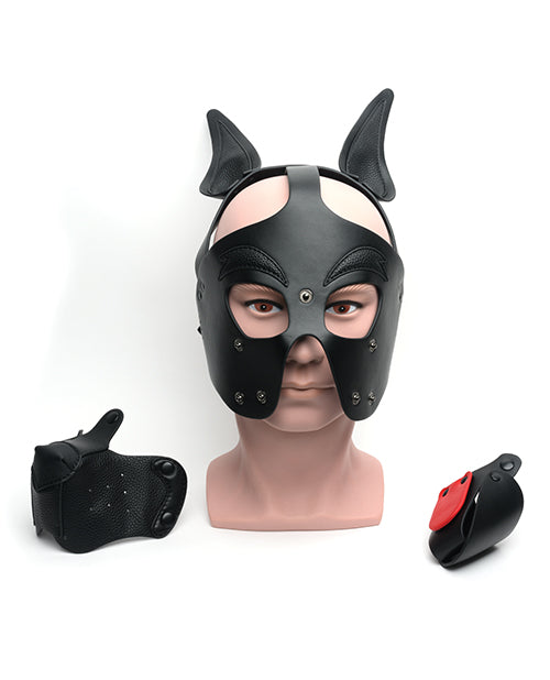 665 Playful Pup Hood - O/S Black - Lady Maven - Maison du Maven