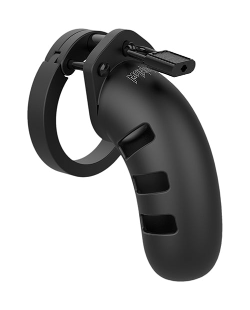 Shots Man Cage Chastity 4.5" Cock Cage Model 21 - Black - Lady Maven - Maison du Maven