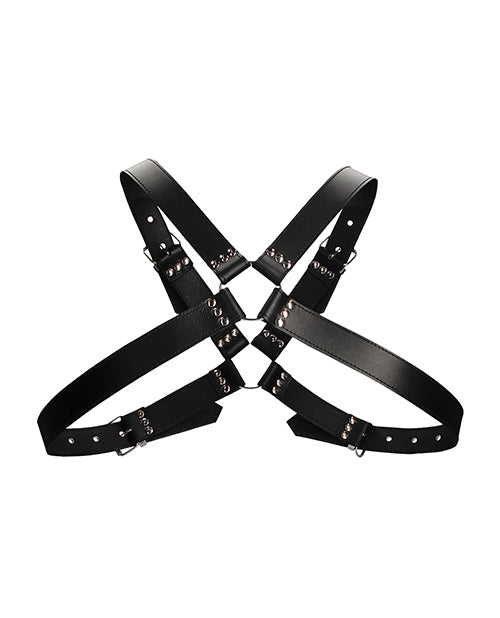 Shots Ouch Men's Large Buckle Harness - Black - Lady Maven - Maison du Maven