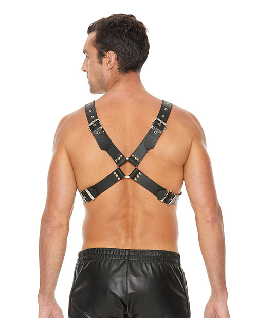 Shots Ouch Men's Large Buckle Harness - Black - Lady Maven - Maison du Maven