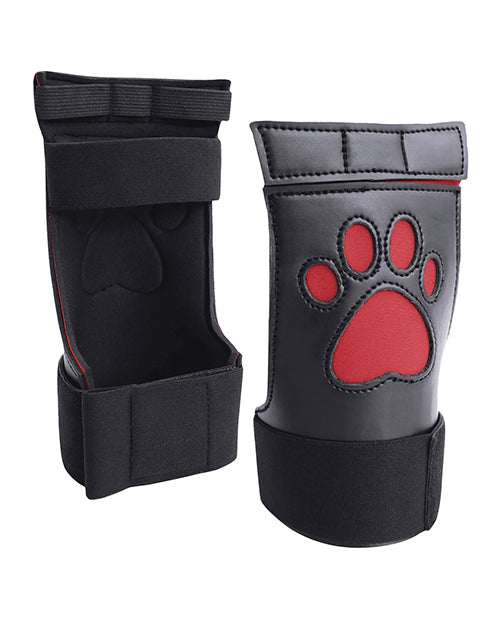 Shots Ouch Puppy Play Paw Cut-Out Gloves - Red - Lady Maven - Maison du Maven