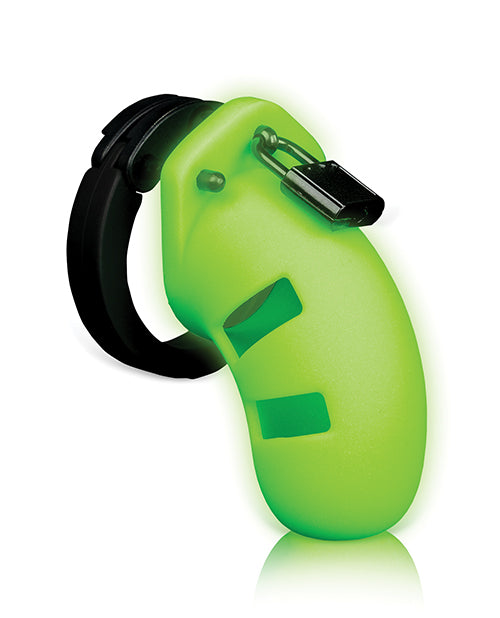 Shots Ouch 3.5" Model 20 Cock Cage - Glow in the Dark - Lady Maven - Maison du Maven