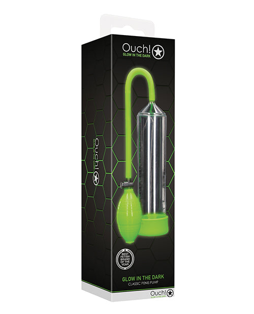 Shots Ouch Classic Penis Pump - Glow in the Dark - Lady Maven - Maison du Maven
