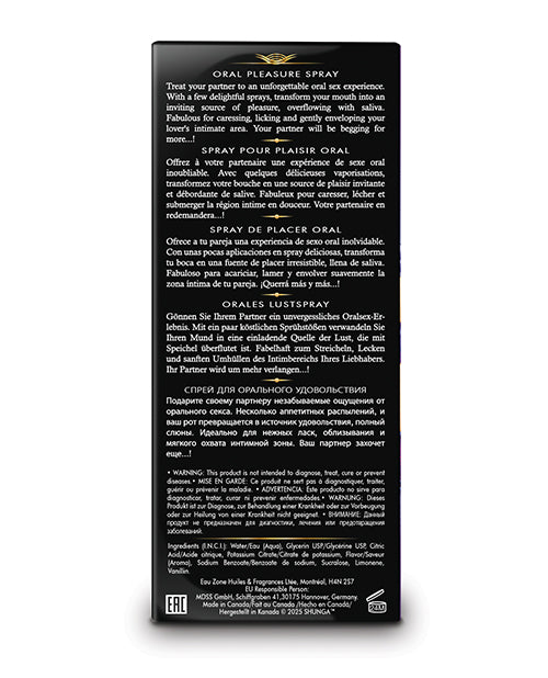 Shunga Waves of Pleasure Oral Pleasure Spray - .66 oz Exotic Fruits - Lady Maven - MaisonduMaven