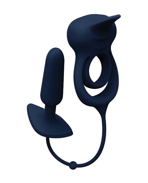 VeDO Humper Rechargeable Dual C-Ring w/Anal Plug - Black