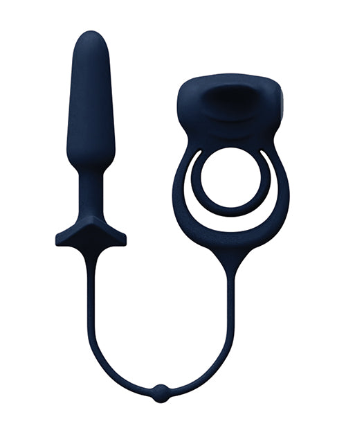 VeDO Humper Rechargeable Dual C-Ring w/Anal Plug - Black