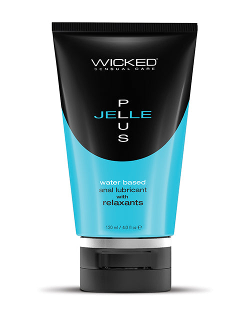 Wicked Sensual Care Jelle Plus Water Based Anal Lubricant with Relaxants - 4 oz - Lady Maven - Maison du Maven