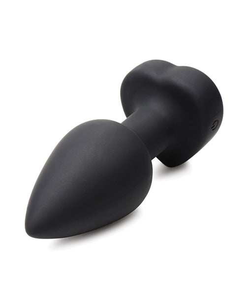 Booty Sparks 28X Silicone Vibrating Red Heart Anal Plug w/Remote - Small - Lady Maven - Maison du Maven