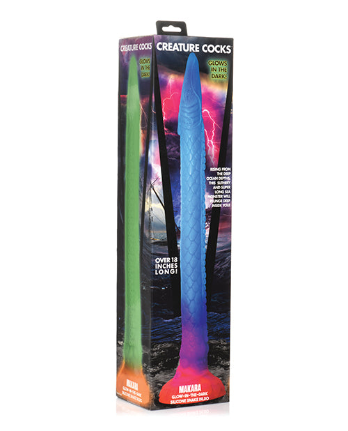 Creature Cocks Makara Silicone Snake Dildo - Glow in the Dark - Lady Maven - Maison du Maven