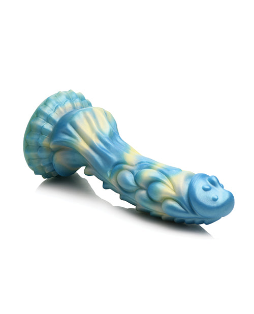 Creature Cocks Sea Stallion Vibrating Dildo w/Remote - Blue/Yellow - Lady Maven - Maison du Maven