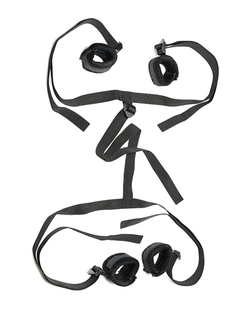 Bedroom Bliss Lover's Bed Restraint System - Black - Lady Maven - Maison du Maven