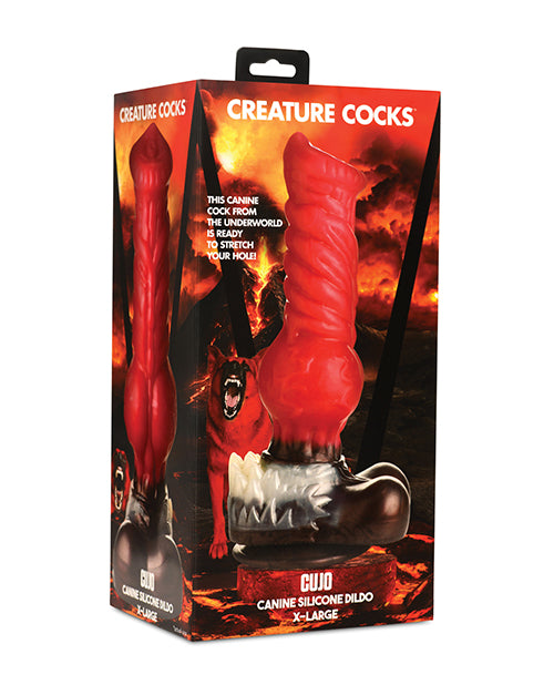 Creature Cocks Cujo Canine Silicone Dildo - XL - Lady Maven - Maison du Maven