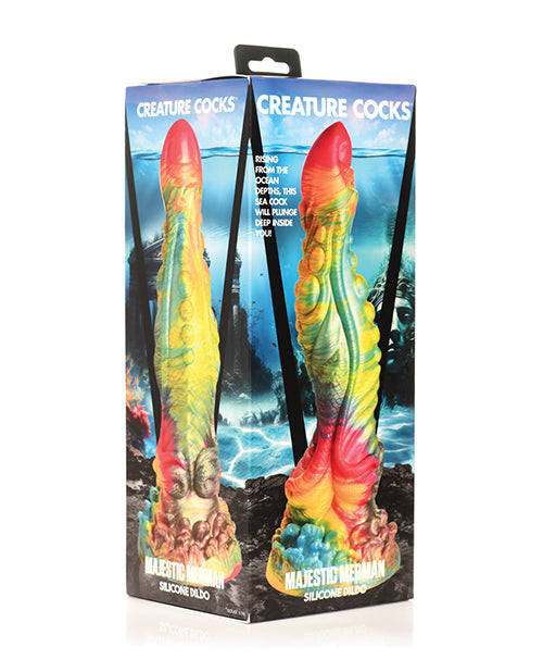 Creature Cocks Majestic Merman Silicone Dildo - Multi Color - Lady Maven - Maison du Maven