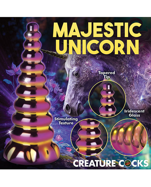 Creature Cocks Twilight Rainbow Glass Dildo - Lady Maven - Maison du Maven