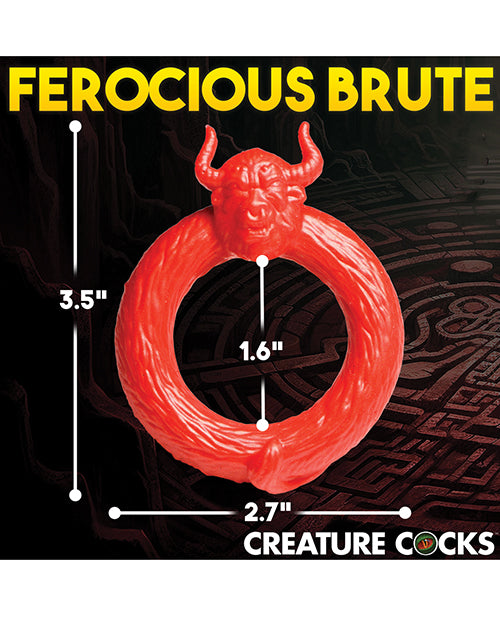 Creature Cocks Beast Mode Silicone Cock Ring - Red - Lady Maven - Maison du Maven