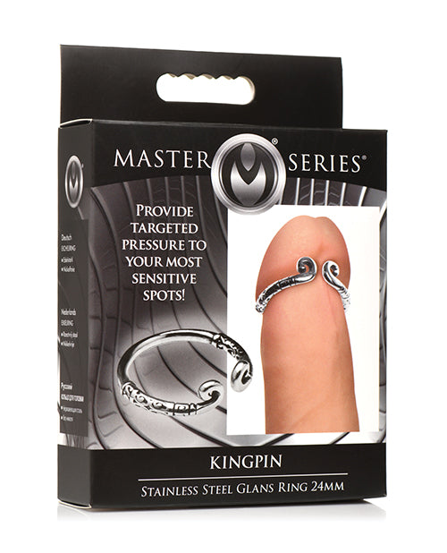 Master Series Kingpin Stainless Steel 24 mm Glans Ring - Lady Maven - Maison du Maven