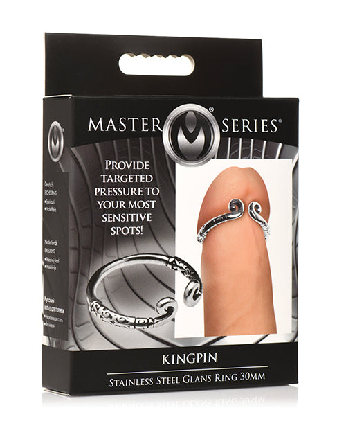Master Series Kingpin Stainless Steel 30 mm Glans Ring - Lady Maven - Maison du Maven