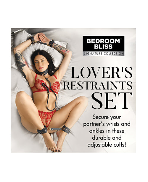 Bedroom Bliss Lover's Restraint Set - Black - Lady Maven - Maison du Maven