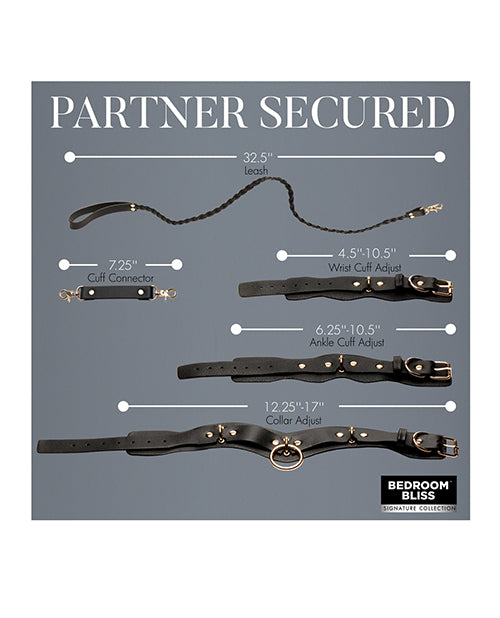 Bedroom Bliss Lover's Restraint Set - Black - Lady Maven - Maison du Maven