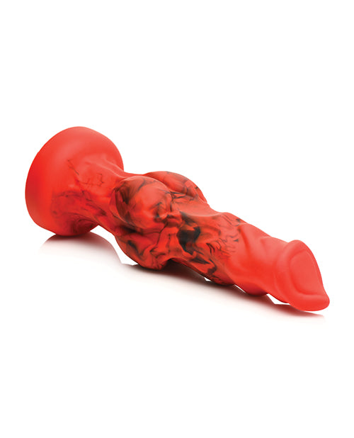 Creature Cocks Fire Hound Silicone Dildo - Large Red - Lady Maven - Maison du Maven
