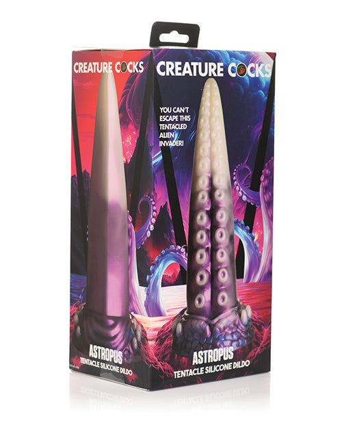Creature Cocks Astropus Tentacle Silicone Dildo - Purple/White - Lady Maven - Maison du Maven