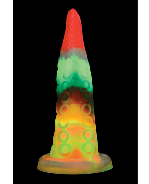 Creature Cocks Luminoctopus Glow-in-the-Dark Tentacle Dildo - Rainbow - Lady Maven - Maison du Maven