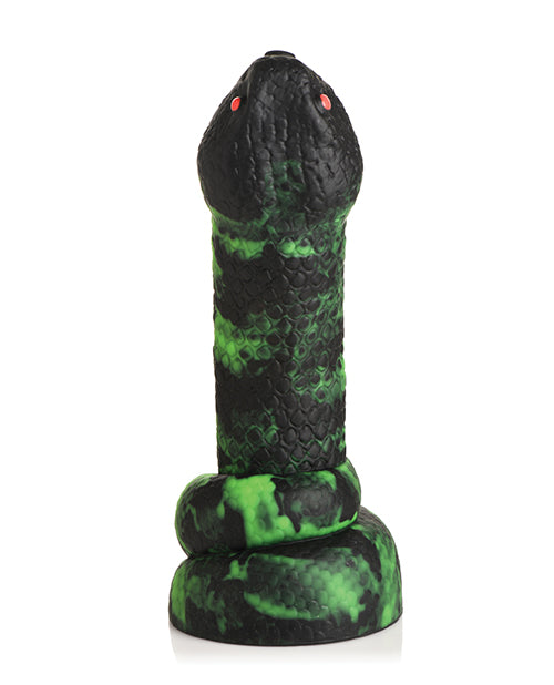 Creature Cocks Python Silicone Dildo - Black/Green - Lady Maven - Maison du Maven