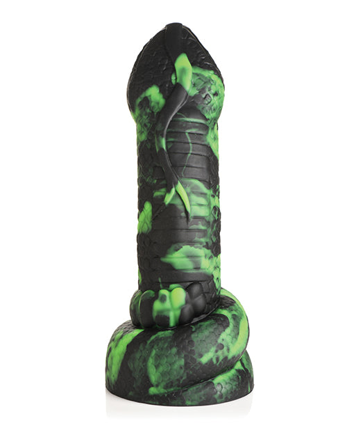 Creature Cocks Python Silicone Dildo - Black/Green - Lady Maven - Maison du Maven