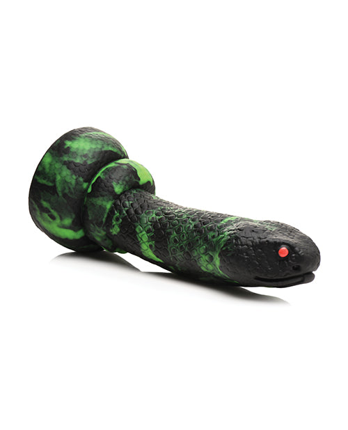 Creature Cocks Python Silicone Dildo - Black/Green - Lady Maven - Maison du Maven