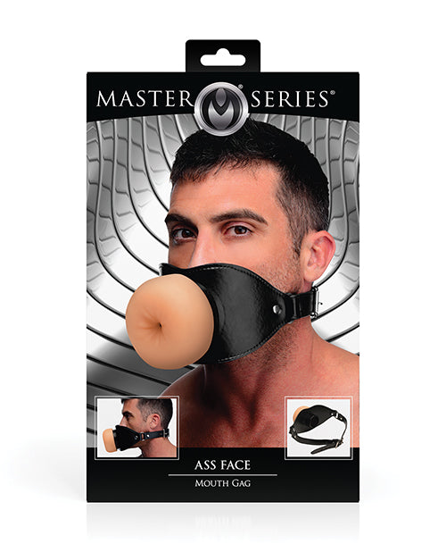 Master Series Ass Face Mouth Gag - Light/Black - Lady Maven - Maison du Maven