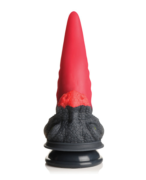 Creature Cocks Dragon Roar Silicone Dildo - Red/Black - Lady Maven - Maison du Maven