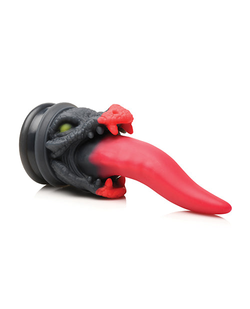 Creature Cocks Dragon Roar Silicone Dildo - Red/Black - Lady Maven - Maison du Maven