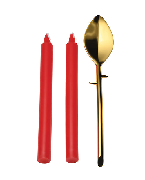 Master Series Drip Sensation Spoon & Drip Candle Set - Lady Maven - Maison du Maven