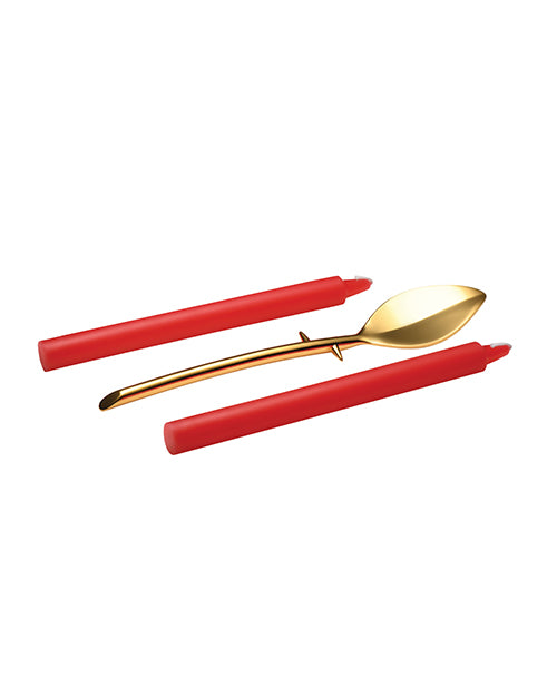 Master Series Drip Sensation Spoon & Drip Candle Set - Lady Maven - Maison du Maven