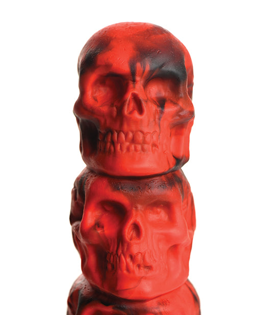 Creature Cocks Doom Silicone Dildo - Red/Black - Lady Maven - Maison du Maven