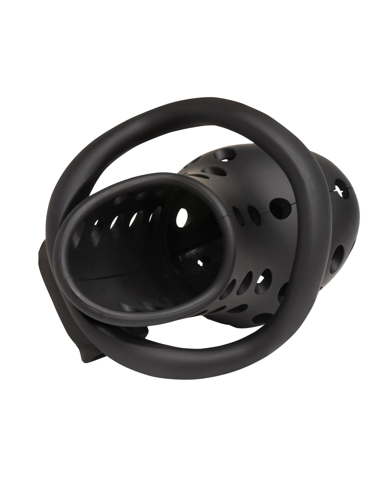 Master Series Lock Down Chastity Cage - Black - Lady Maven - Maison du Maven