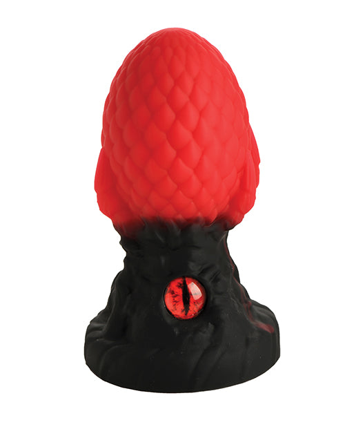 Creature Cocks - Eye of the Dragon Silicone Butt Plug - Red - Lady Maven - Maison du Maven