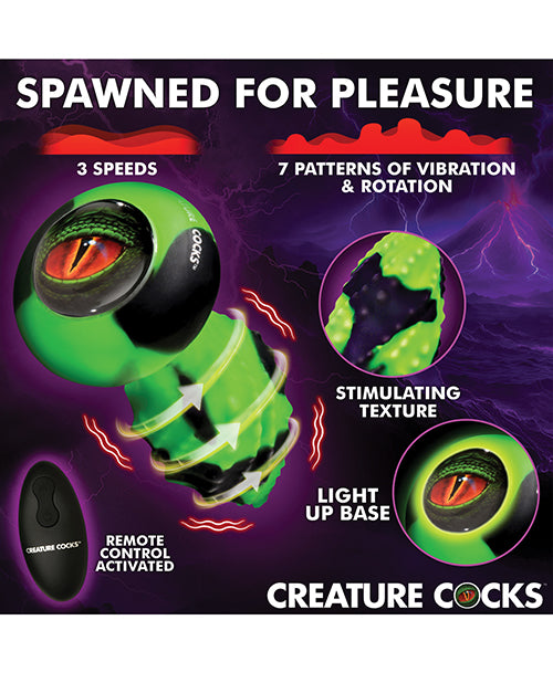 Creature Cocks - Eye of the Spawn Vibrating & Squirming Silicone Butt P - Lady Maven - Maison du Maven