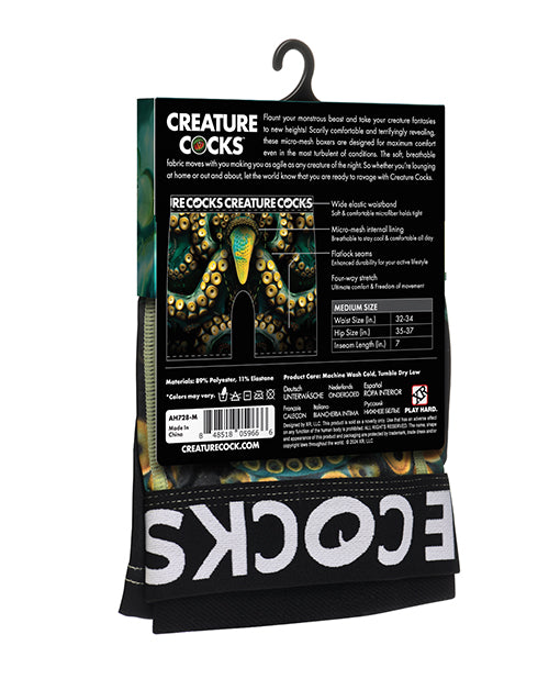 Creature Cocks - Creature Wear Monstropus Tentacled Monster Boxer Shorts - MD - Lady Maven - Maison du Maven