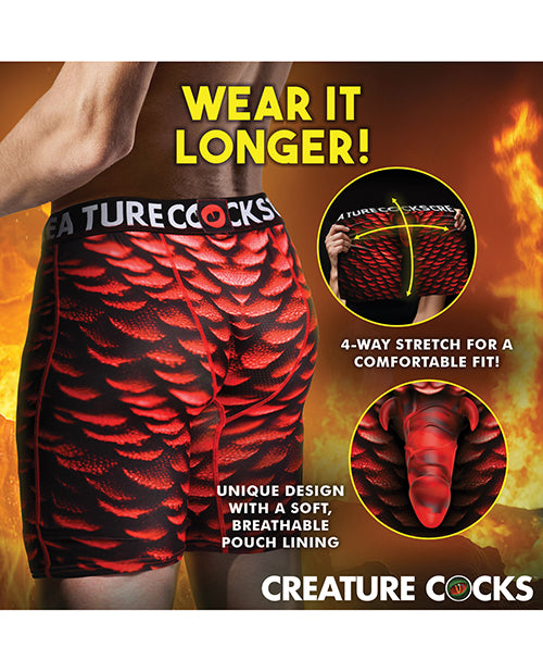 Creature Cocks - Creature Wear Horny Devil Demon Boxer Shorts - SM - Lady Maven - Maison du Maven