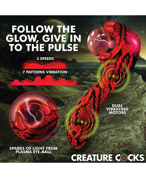 Creature Cocks Cobra Scepter Plasma Vibrator - Red/Black - Lady Maven - Maison du Maven
