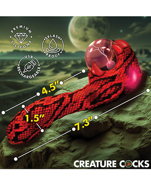 Creature Cocks Cobra Scepter Plasma Vibrator - Red/Black - Lady Maven - Maison du Maven