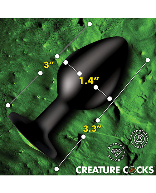 Creature Eye Green Eye Silicone Butt Plug - Medium - Lady Maven - Maison du Maven