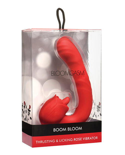 Bloomgasm - Boom Bloom Thrusting & Licking Rose Vibrator - Lady Maven - Maison du Maven